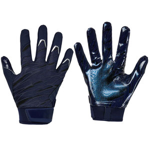 High American Football Gloves Grip Palm Lightweight Full Finger <b>Hook</b> Loop Closure Synthetic Leather for Training Practice <b>Games</b> - Product Image 1