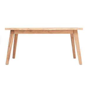 Mesa de Comedor Redonda Moderna de Madera de Teca Sólida, Impermeable y Duradera, Diseño Ecológico para Uso en Interiores y Exteriores, en Villas y Restaurantes - Product Image 2