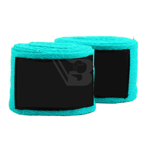 2 Rolls High Quality PU Moisture Wicking Boxing <b>Hand</b> Wraps with for Closure & Customizable Colors & Logos for MMA Training - Product Image 4