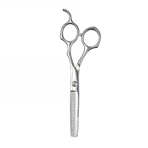 Stainless Steel Sharp Thinning Scissors Professional Hair Styling Tool Long Handle for Hair Cutting <b>Blending</b> Texture Control - Product Image 5