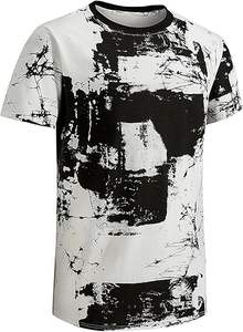 T-shirts graphiques hip-hop pour hommes, décontractés, élégants, tendance, imprimés - Product Image 5