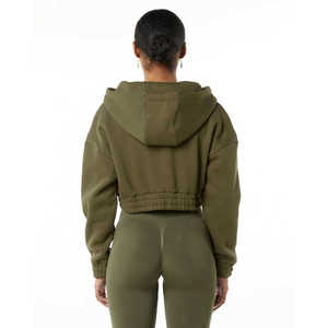 Sudaderas con Capucha para Mujer en Oferta, Sudaderas de Algodón Extra Grandes de Color Sólido con Cierre, Sudaderas con Capucha Unisex con Logotipo Personalizado, Sudadera con Cierre Completo para Hombre - Product Image 3