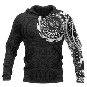 Sweat à capuche polynésien pour homme, personnalisé, à faible MOQ, imprimé 3D par sublimation, manches longues, streetwear, 100 % coton molletonné - Product Image 1