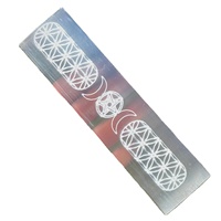 Plaque de Recharge Triple Lune en Sélénite, Meilleure Vente, Cristal Naturel, Feng Shui, Guérison Amoureuse, Énergie Spirituelle, Image de Cristal Européen