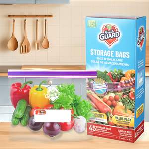 Paquete de 45 Bolsas Reutilizables Resistentes para Almacenamiento de Alimentos, Bolsas Selladas para Conservación y Clasificación de Frescura - Product Image 2