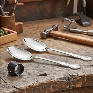Royal Design Stainless Steel Salad Servers <b>Mirror</b> Polish For Luxury Table Decor And Gifting Purpose Hotel Home And Restaurant - Product Image 2