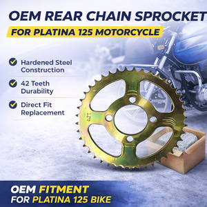 สเตอร์หลัง OEM สำหรับรถมอเตอร์ไซค์ Platina 125 อะไหล่เปลี่ยนสเตอร์โซ่ - Product Image 3