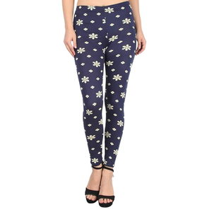 Leggings moulants personnalisés de haute qualité pour femmes, imprimés, taille haute, en Spandex/Nylon, élastiques, durables, pour l'hiver, la gym et le yoga - Product Image 1