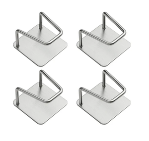 Multifunctional Kitchen & Bathroom Wall Mounted Sponge Holder premium Steel Draining <b>Rack</b> at Affordable Price - Product Image 1