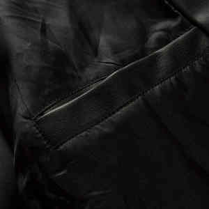 Veste en cuir pour homme 2026, grande taille, sur mesure, style décontracté, fermeture éclair, hiver, en cuir de vache, col montant, respirante - Product Image 3