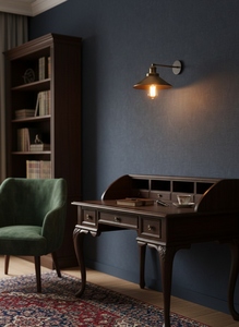 Lámpara de pared con brazo oscilante de estilo industrial vintage, aplique de lujo para interiores con LED Edison retro, para estudio, oficina, dormitorio, mesita de noche, decoración de biblioteca - Product Image 6