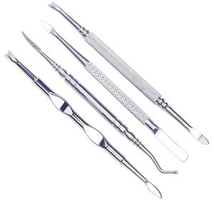 Pousse-cuticules professionnel en acier inoxydable pour manucure, pédicure, soin des ongles, nettoyage des cuticules, élimination des peaux mortes - Product Image 3