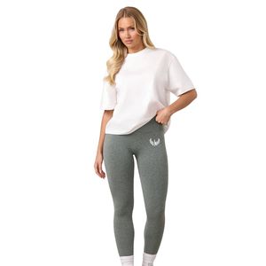 Leggings Deportivos de Cintura Alta para Mujer, Color Verde Salvia, Ajustados, Elásticos, para Gimnasio, Yoga, Ejercicio, Uso Diario - Product Image 1