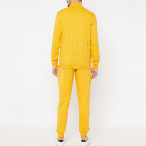 Survêtement zippé pour homme, couleur unie, design et taille personnalisés, prix bas, vente en gros, qualité supérieure, fabriqué au Pakistan - Product Image 3