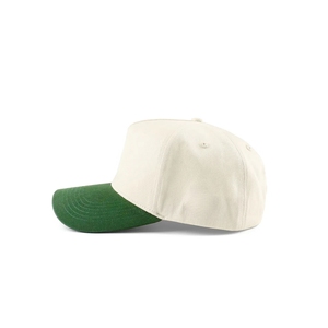 Casquette de golf personnalisée bicolore haute performance, 5 panneaux, visière contrastante, réglable, broderie 3D, respirante, imperméable - Product Image 4