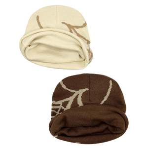 Servicio OEM, Diseño Personalizado, Gorros de Invierno Sublimados con Jacquard, Gorros de Punto con Estampado de Puntos/Lazos de Alta Calidad - Product Image 3