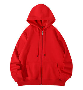 Sudadera con Capucha Unisex de Invierno con Cremallera, Estampada, de Punto Holgado, Transpirable, Ecológica, de Poliéster/Algodón, Venta al por Mayor - Product Image 3