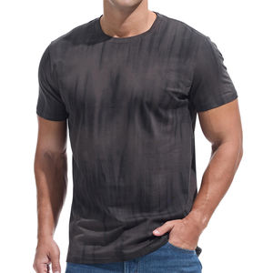 Camisetas sublimadas al por mayor 100% poliéster, camisetas para hombre con impresión por sublimación y servicio OEM a precio económico con OEM - Product Image 1