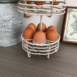 Black Metal <b>Egg</b> Holder Basket, Modern Kitchen <b>Egg</b> <b>Storage</b> Organizer - Product Image 3