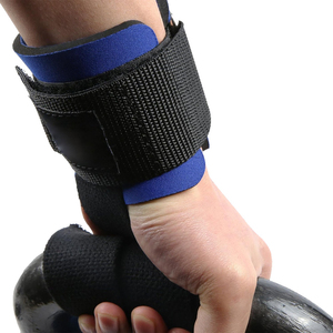 Sangles de musculation à prix d'usine, sangles de sécurité pour la musculation et le fitness, en coton noir et néoprène, légères, protection avancée - Product Image 5