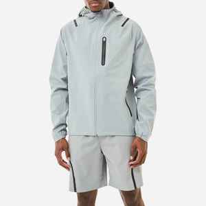 Ensemble court coupe-vent pour homme, style streetwear, en nylon avec patchwork - Product Image 2