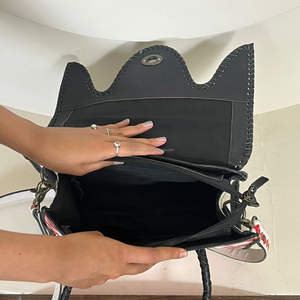 Bolso de mano de moda para mujer, elegante bolso tote diario con estampado a cuadros, de cuero vacuno con cierre metálico, bandolera. - Product Image 6