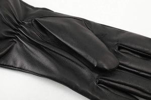 Custom Logo Genuine Leather <b>Gloves</b> <b>Men</b> Black Fashion <b>Driving</b> <b>Gloves</b> - Product Image 5