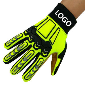 Gants de travail mécaniciens résistants aux chocs, imperméables, pour l'industrie pétrolière et gazière, fabriqués au Pakistan - Product Image 3