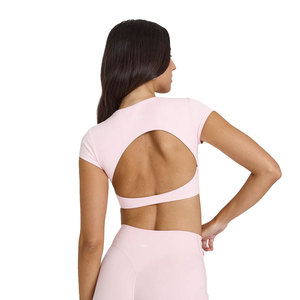 Top Corto para Mujer, Estilo Premium, Ajustado, Suave al Tacto, Transpirable, Antiarrugas, Fácil de Mantener, Ropa Básica Diaria - Product Image 3