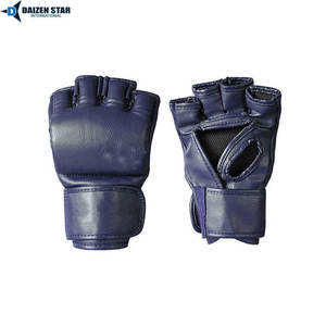 Guantes de MMA DAIZEN STAR INTERNATIONAL, de Cuero, con Cierre de Gancho y Bucle, Agarres para Manos para Uso Adulto en MMA, Boxeo y Lucha - Product Image 3