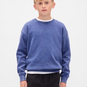 Sudadera para Niños al por Mayor, Cuello Redondo, Lisa, para Entrenamiento, Tela Suave de Alta Calidad, Ropa Deportiva Juvenil, Uniforme Escolar Infantil - Product Image 3