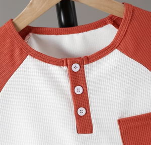 Color-Blocked Jersey TEE Shorts Set Outdoor Boys Summer Casual Stylish Print Worsted Fabric Short Sleeves Solid - Product Image 6