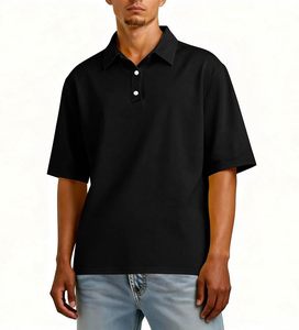 Polo Casual para Hombre, Premium, Transpirable, de Algodón, Manga Corta, para Golf, Tenis y Deportes, con Diseño de Logotipo Personalizado - Product Image 1