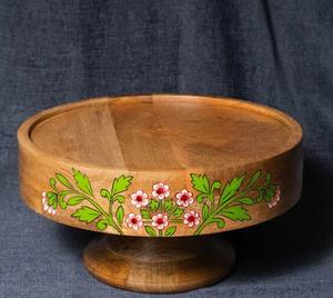 Base para Pastel de Madera Wello con Diseño Floral Pintado - Product Image 4
