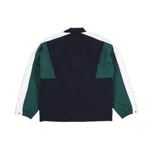 <b>Men's</b> Color Blocking <b>Racer</b> Custom Windbreaker <b>Jacket</b> Windproof Stand Collar Sporty Style Autumn Wear Polyester Material - Product Image 2