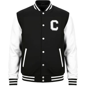 Veste de style universitaire avec construction respirante pour un confort optimal, veste de style universitaire pour homme au look classique, vestes en laine et en cuir pour homme - Product Image 1