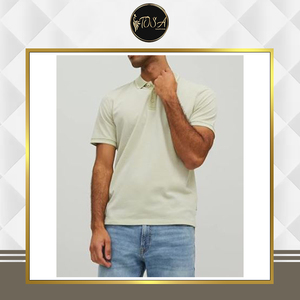 Fournisseur en gros de polos pour hommes de qualité standard, style décontracté, coupe régulière, motif uni, disponibles à la vente - Product Image 2