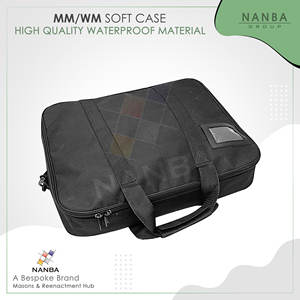 Étui de transport pour tablier maçonnique - Léger, souple, noir - Tissu Cordura - Étui pour tablier de Régalia maçonnique WM/MM et tablier provincial (MM/WM) - Product Image 6