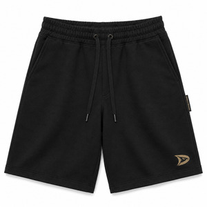 Wholesale <b>Men</b>’s Cotton <b>Shorts</b> Custom Design <b>Elastic</b> <b>Waist</b> Drawstring Streetwear <b>Shorts</b> Manufacturer - Product Image 1