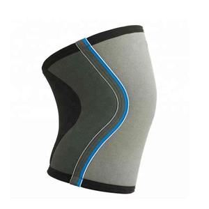 Unisex Elastic Neoprene <b>Knee</b> Sleeves Customizable Size Sport Fitness Gym Running Compression Protection Functions Customizable - Product Image 1
