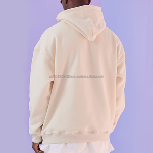 เสื้อฮู้ดดี้ผ้าฟลีซทรงโอเวอร์ไซส์แบบยูนิเซ็กซ์สำหรับผู้ชาย ผลิตตามแบบ BSCI พร้อมบริการพิมพ์โลโก้แบรนด์ OEM และลวดลายดีไซเนอร์สำหรับฤดูหนาว - Product Image 6