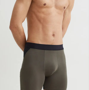 Calzoncillos bóxer de cintura media para hombre, ecológicos, antibacterianos, de algodón elástico suave, ropa interior transpirable con estampado serigráfico - Product Image 5