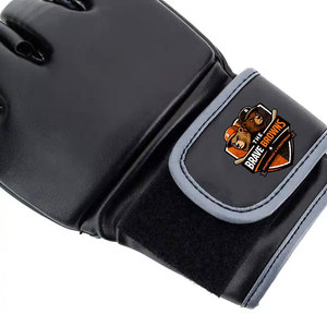 Guantes de MMA de Cuero Resistentes para Entrenamiento Profesional, Forma Ergonómica Ligera, Protección Mejorada, Unisex - Product Image 6