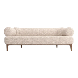 Sofá de Madera Maciza de Primera Calidad – Muebles Cómodos para Sala de Estar con Diseño Elegante para Decoración de Comedor, Hogar, Hotel y Villa - Product Image 1