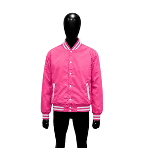 Chaqueta Varsity de Alta Calidad y Lujo para Hombre, Ropa Exterior Informal de Estilo Urbano, Corte Cómodo, Cuello Camisero, Corte Regular, Lana de Invierno - Product Image 1