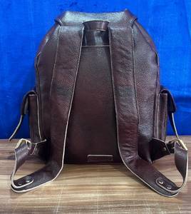 Mochila Vintage Antirrobo de Cuero Genuino, Forro de Poliéster Suave, Cierre de Broches, Unisex, 20-35L, Uso Diario - Product Image 3