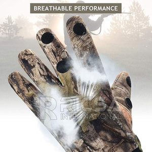 Gants de chasse en cuir premium pour hommes - Respirants, légers, antidérapants, durables, pour usage en extérieur, évacuation rapide de l'humidité - Product Image 4
