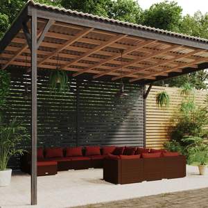 Ensemble de salon de jardin Cinnamon Red en couleur marron - Product Image 1