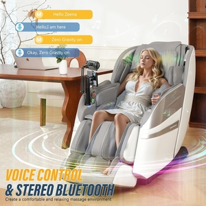 Silla de Masaje Plegable Moderna de Cuero con Gravedad Cero 8D para Cuerpo Completo, con Función Musical, para Uso Doméstico y Comercial - Product Image 2