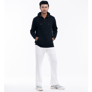 Sweat à capuche avec poche latérale, respirant, durable, tissu polaire de haute qualité pour homme, sweat à capuche confortable pour l'hiver, sweat à capuche zippé - Product Image 6